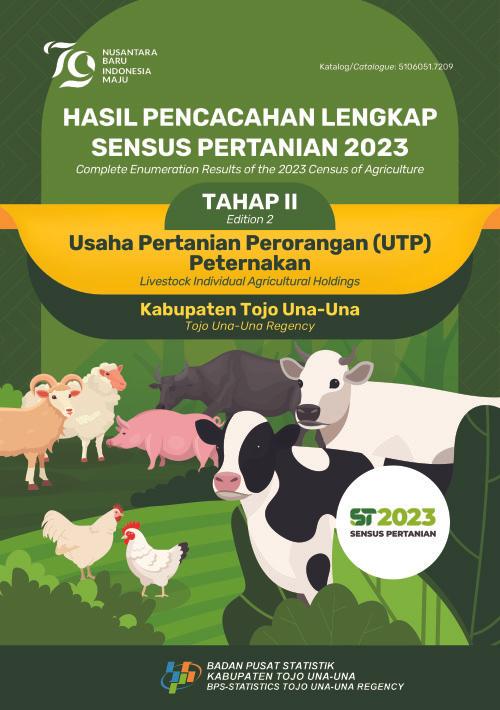 Hasil Pencacahan Lengkap Sensus Pertanian 2023 - Tahap II: Usaha Pertanian Perorangan (UTP) Peternakan Kabupaten Tojo Una-Una  