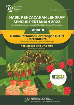 Complete Enumeration Results Of The 2023 Census Of Agriculture - Edition 2 Horticulture Individual Agricultural Holdings Tojo Una-Una Regency